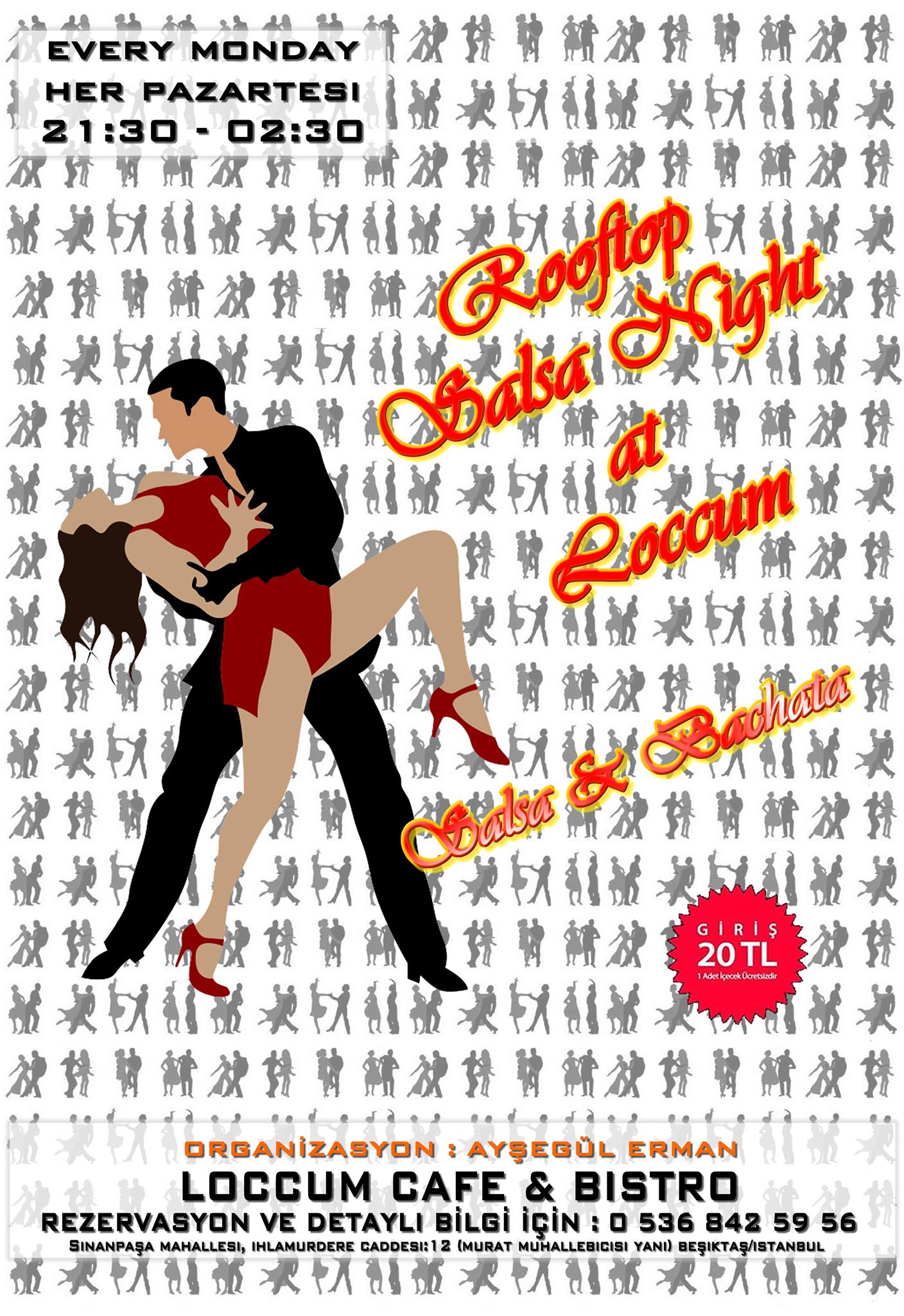 Rooftop SALSA & BACHATA Night @ LOCCUM - MILTON LOPES DOĞUM GÜNÜ PARTİSİ - Music by Volkan KAYATAŞ