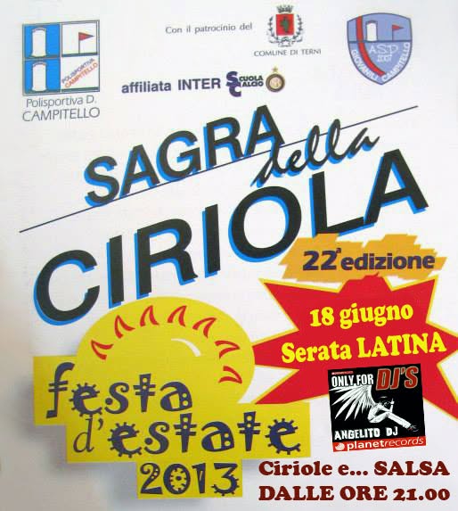 CIRIOLE E... SALSA!!!