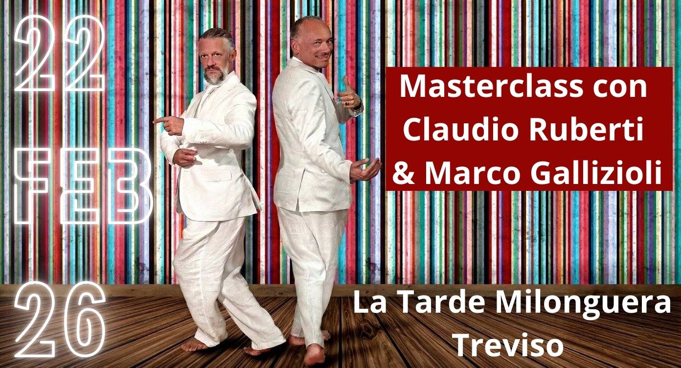 Masterclass con Claudio Ruberti & Marco Gallizioli di Oblivion Tango Venezia a La Tarde Milionguera.