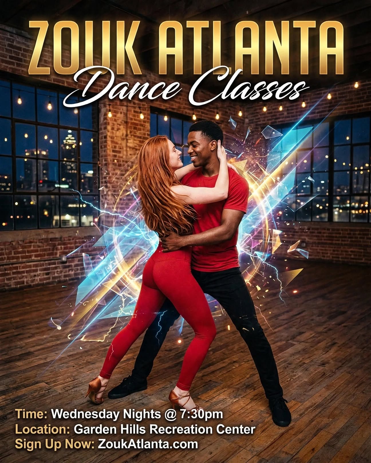 Learn to Dance at Zouk Atlanta! Buckhead Brazilian Zouk Classes & Party Beginner ↗️ Advanced ❤️