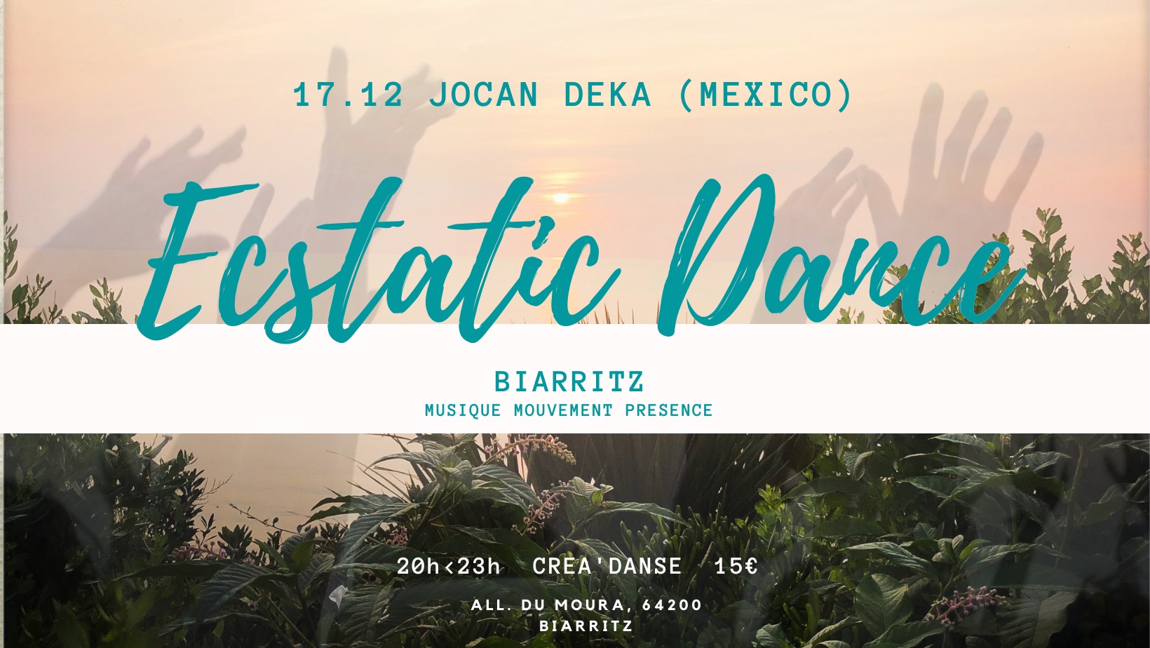 Ecstatic Dance Biarritz* à la Bougie avec Jocan Deka (Mexico)