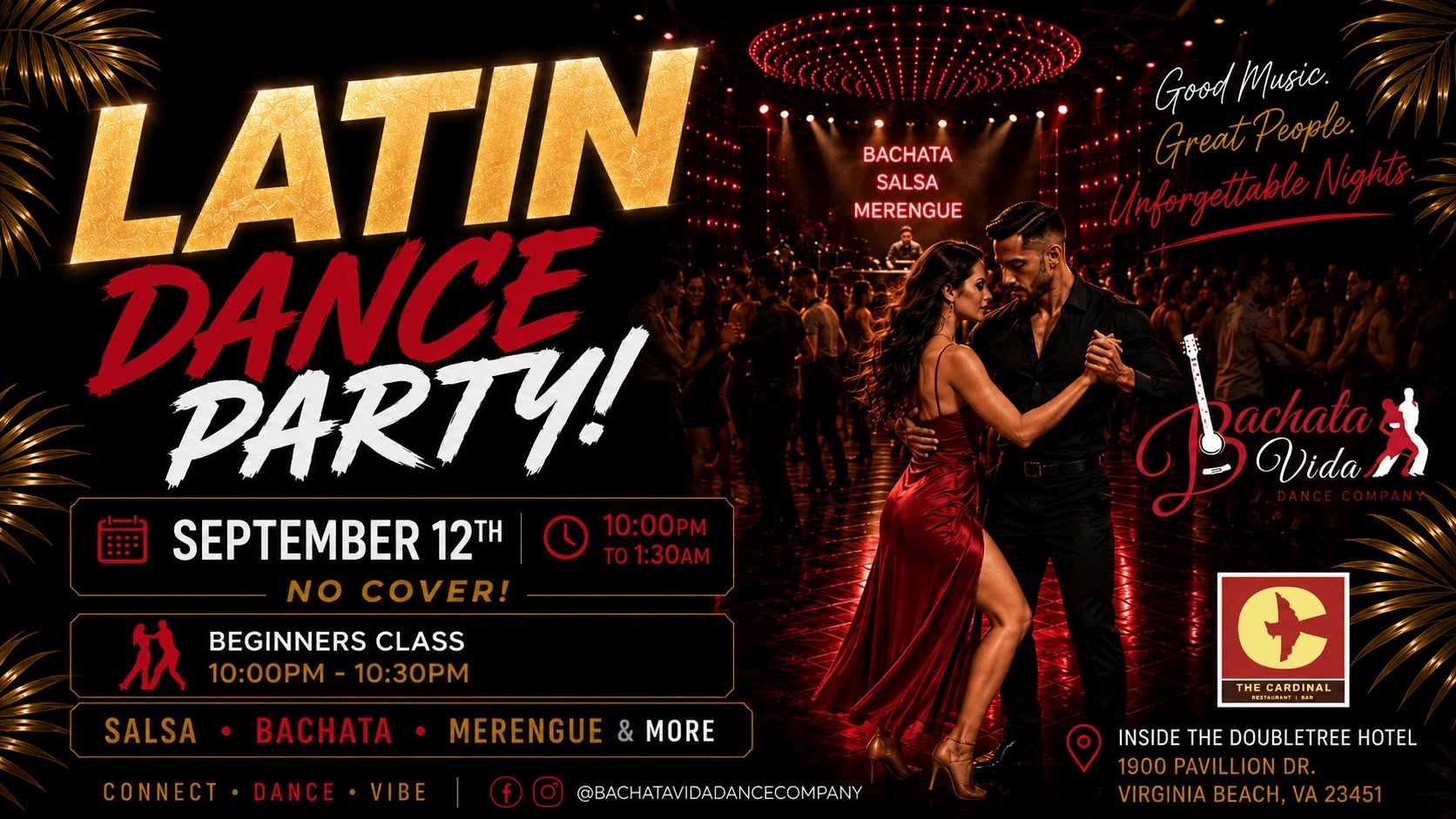 Latin Dance Party at The Cardinal! (9 12 26)