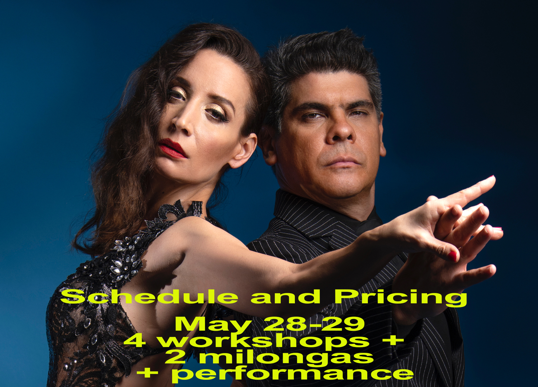 ETA2 Embrace Tango Ann Arbor. Alejandra and Adrian. Workshops+ 2Milongas + Performance
