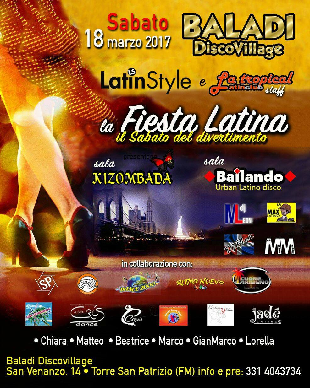 La Fiesta Latina Il Sabato Del Divertimento In 3 Ambienti
