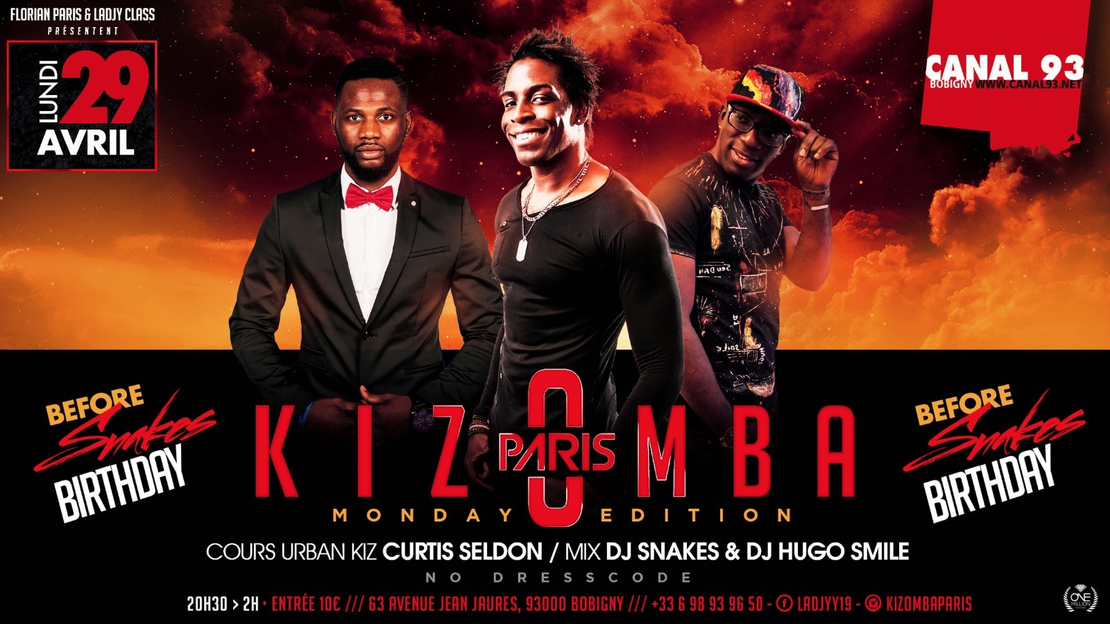 Before Bday Dj Snakes Hugosmile&Snakes Curtis Seldon