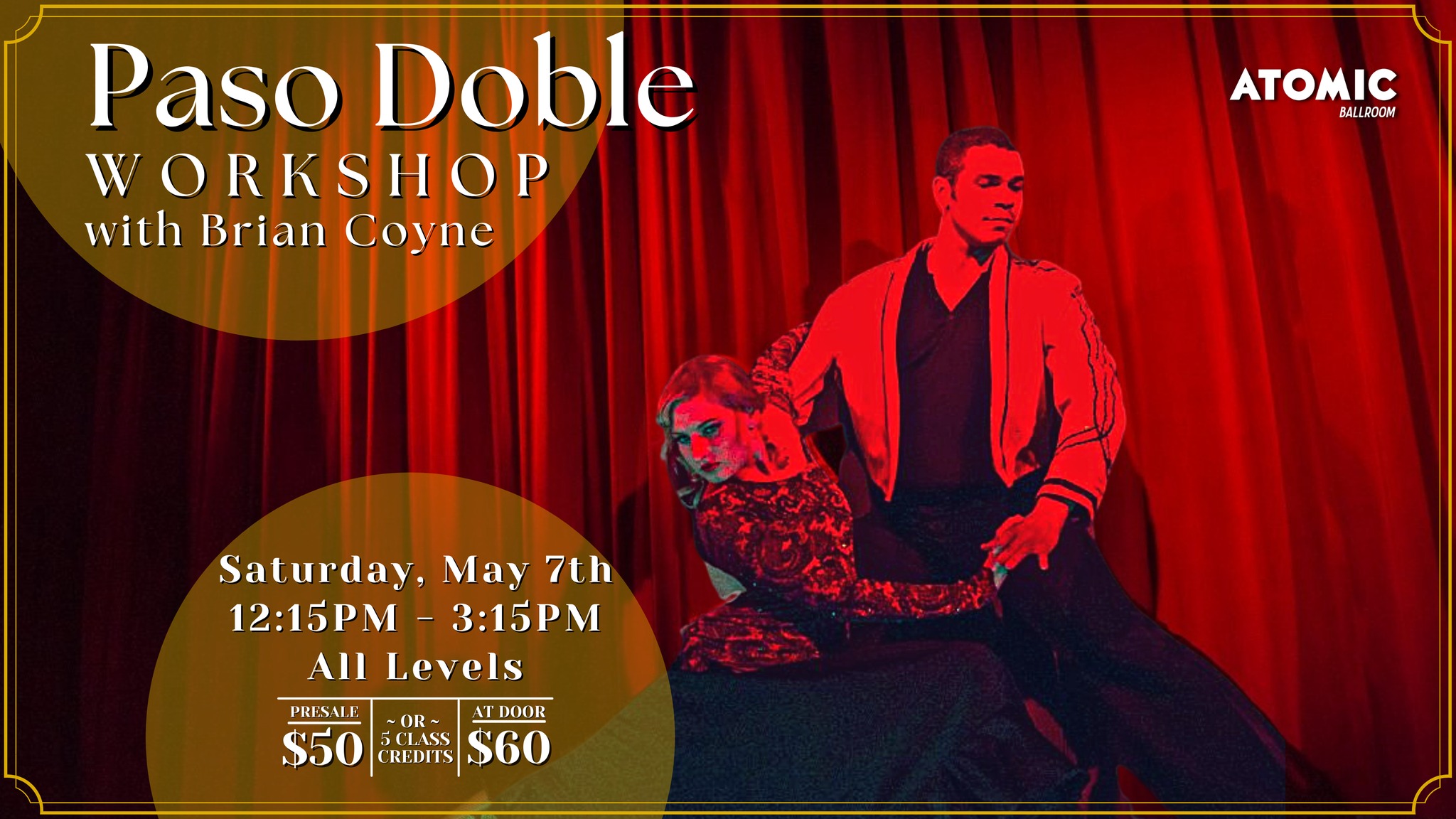 Paso Doble Workshop with Brian Coyne!