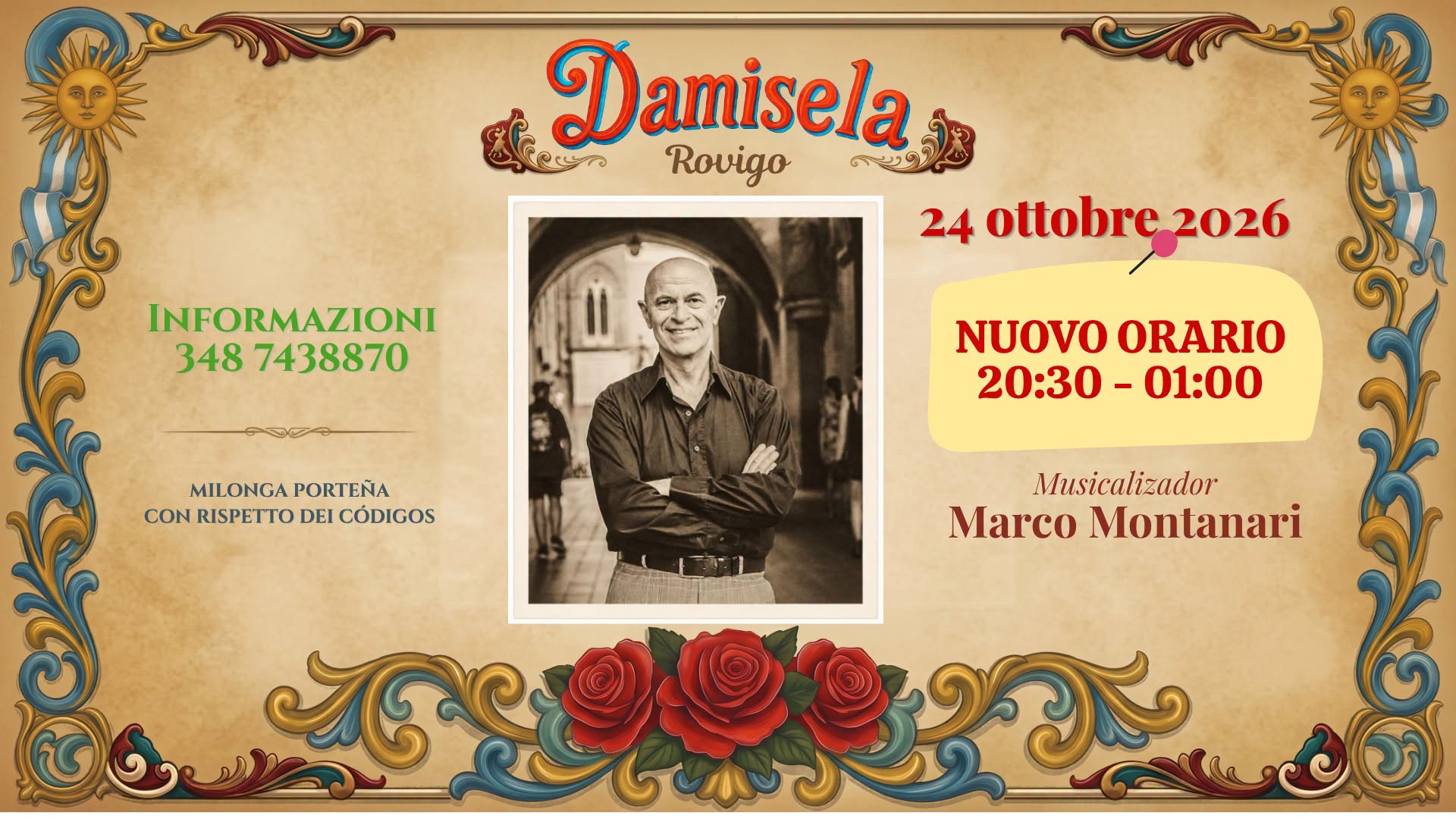 MILONGA PORTEÑA, TDJ MARCO MONTANARI