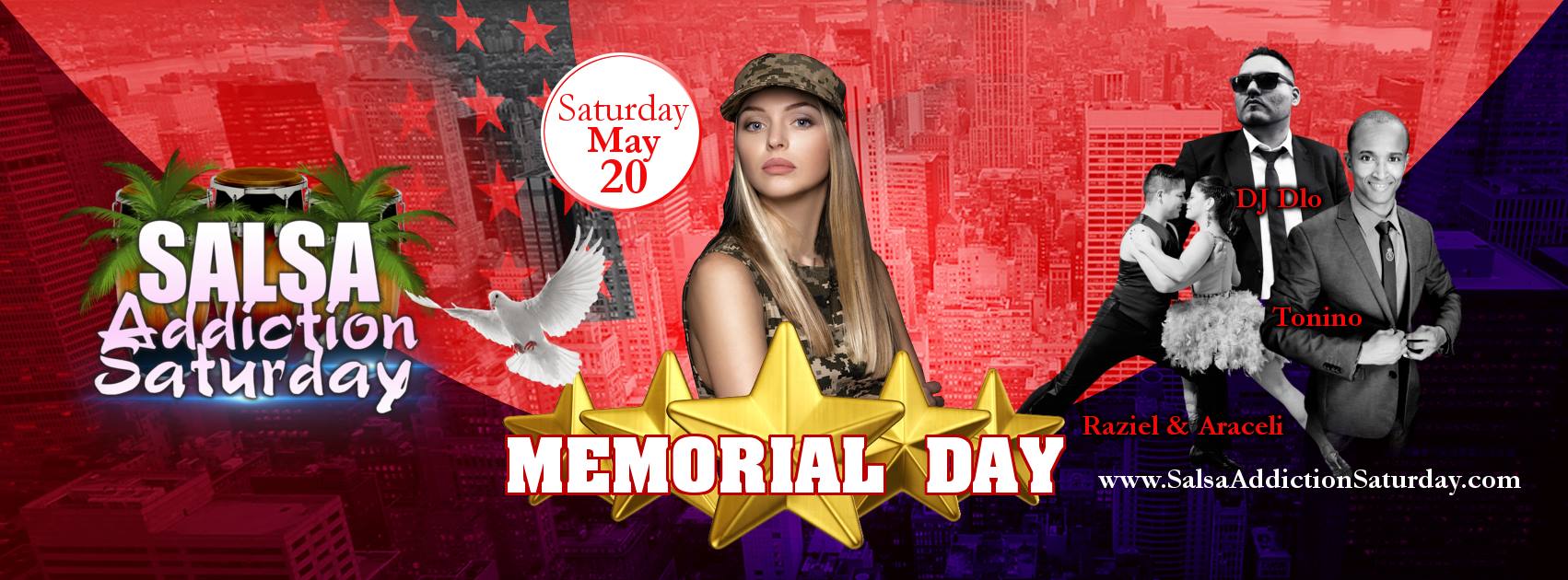 Memorial Day Edition of Salsa Addiction Saturday