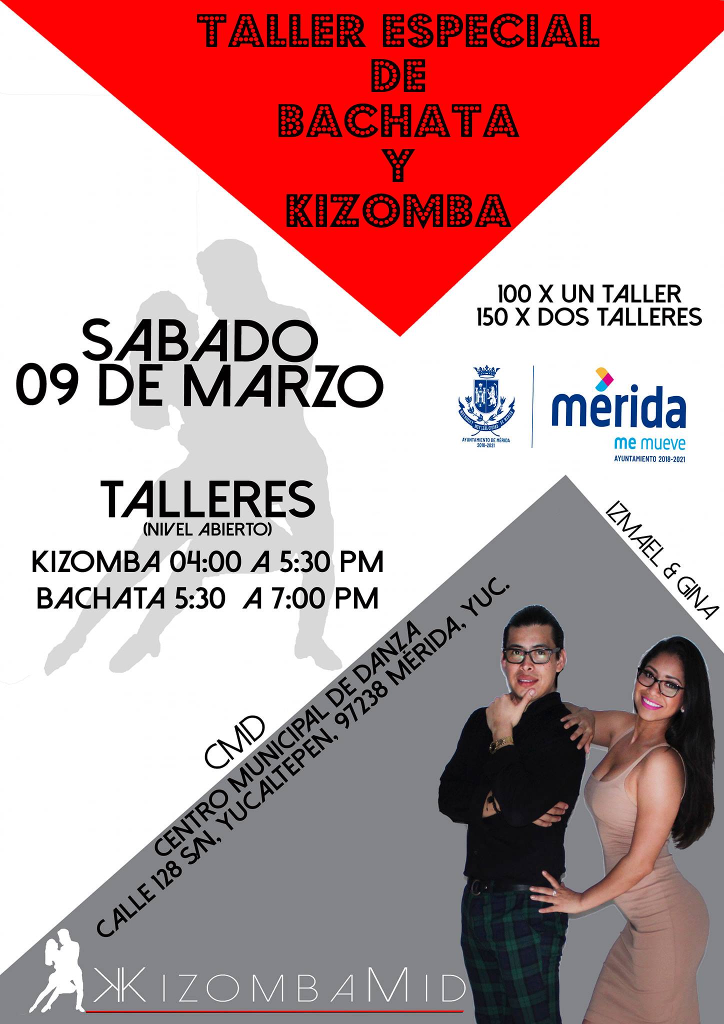 Taller Especial KIZOMBA Y BACHATA