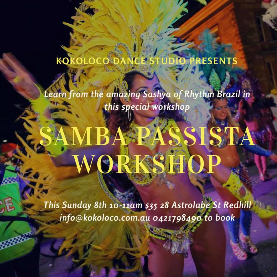 SAMBA PASSISTA workshop with SASHYA