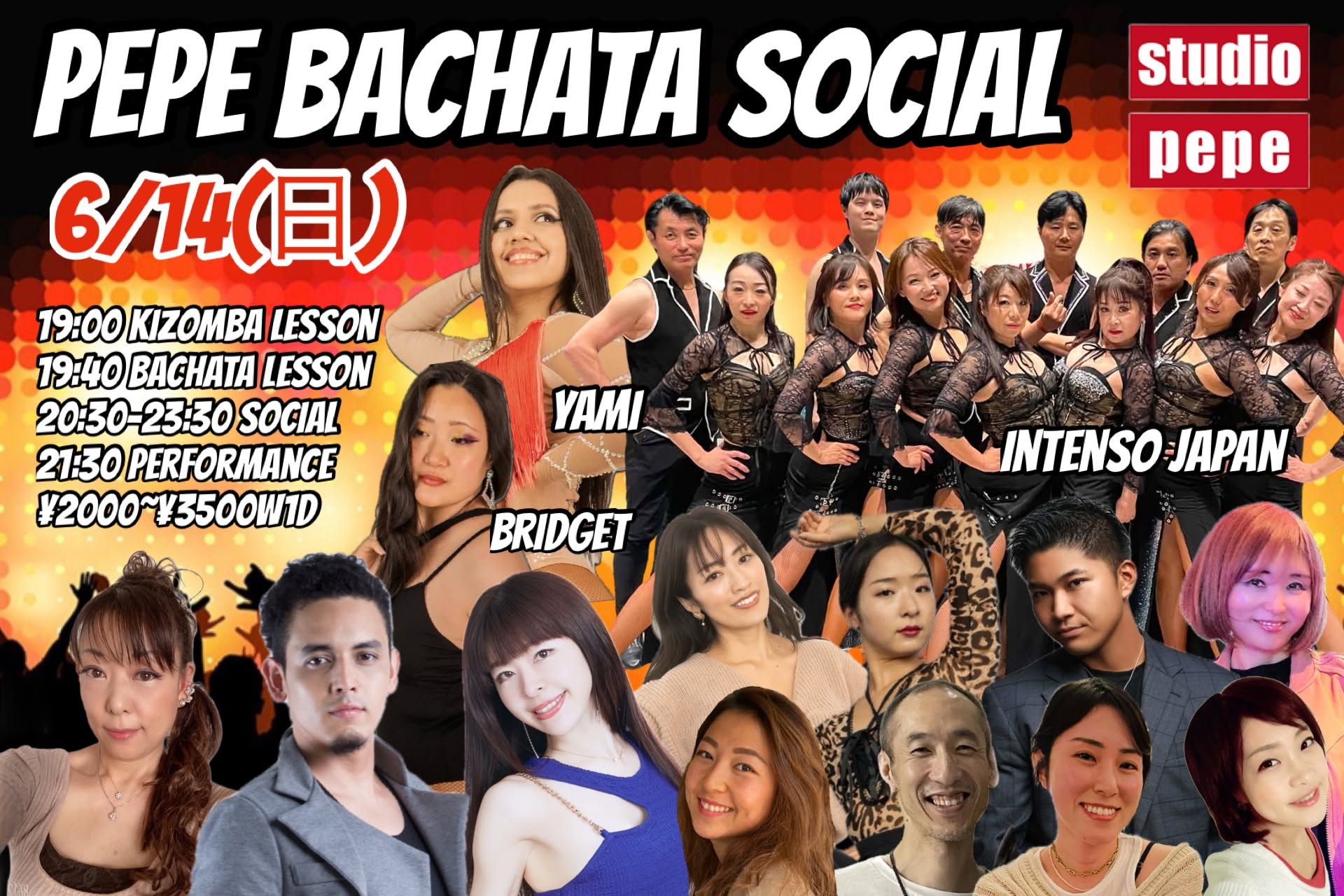 6 14(日) PEPE BACHATA SOCIAL