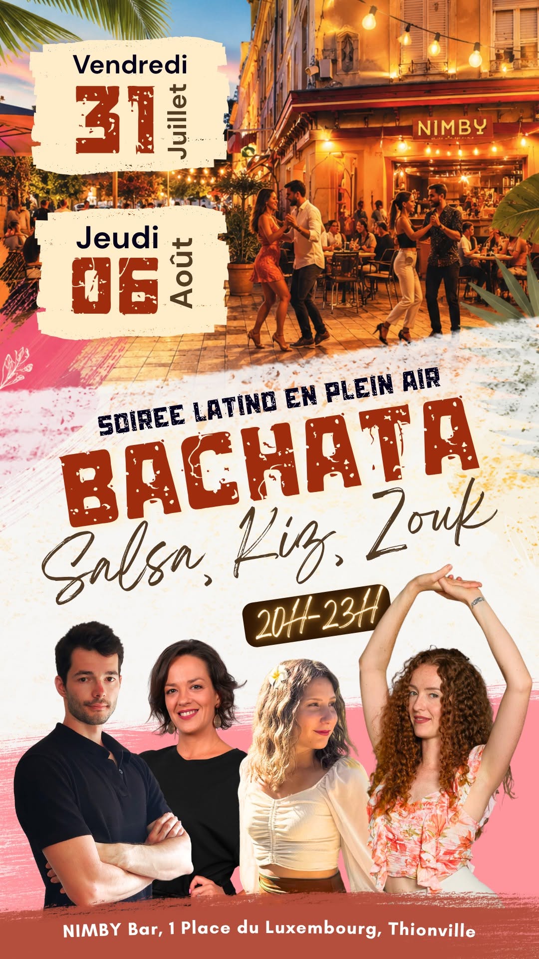 Soirée Latino SBKZ en plein air - NIMBY Thionville