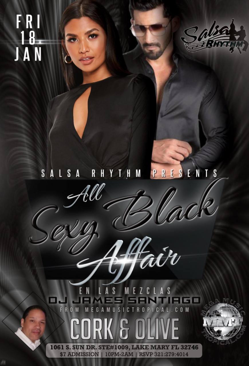 Salsa Rhythm's Friday All Black Noche Latina