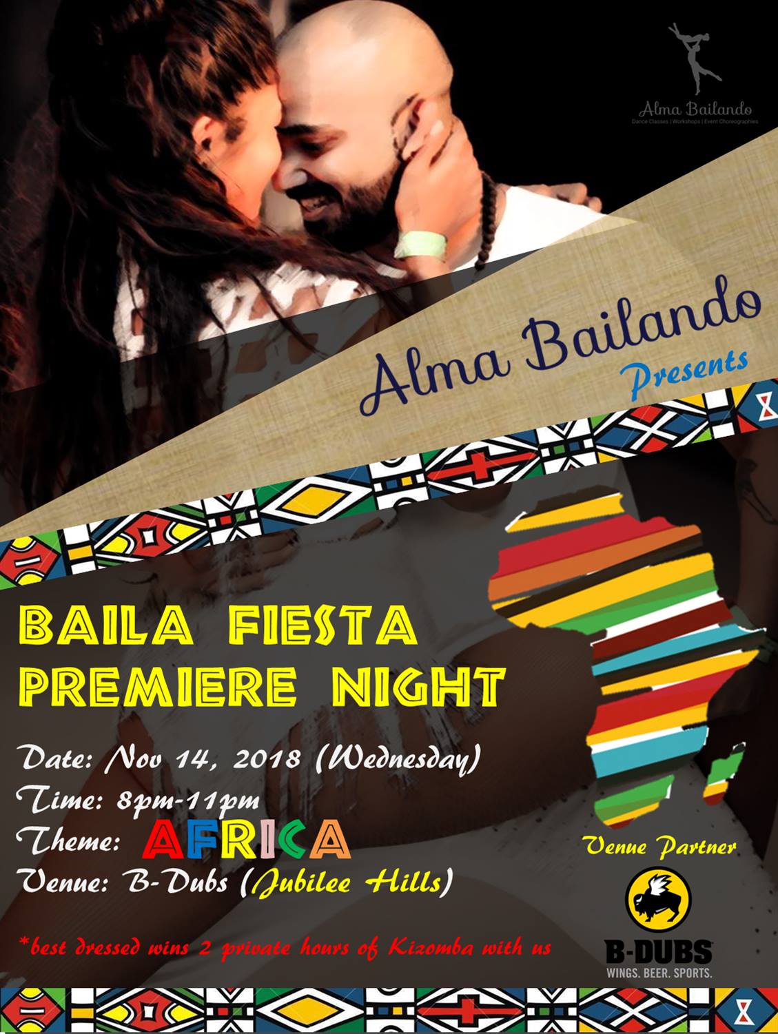 Baila Fiesta Premiere Night (14 Nov - Wednesday)