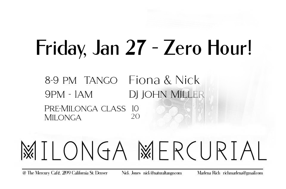 Milonga Mercurial