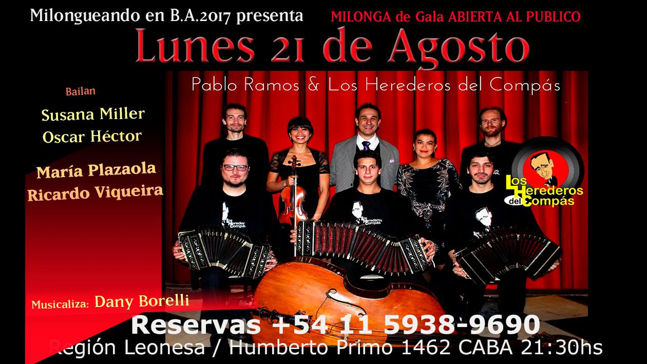 Gran Milonga abierta al publico - Milongueando en B,A. 2017