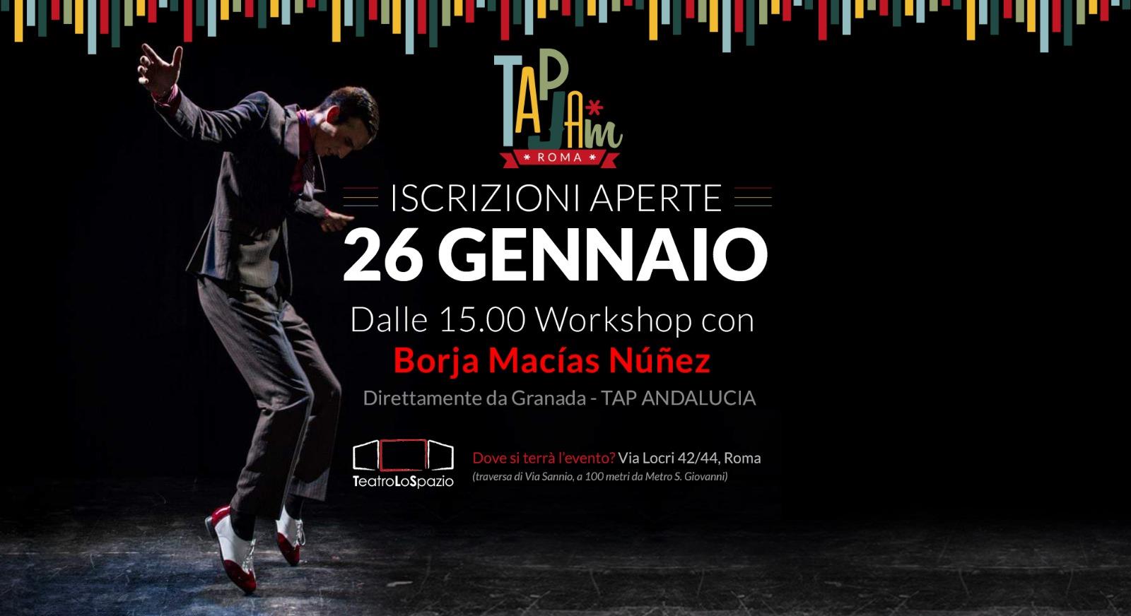 Workshop Tap&Swing con Borja Macias Nunez