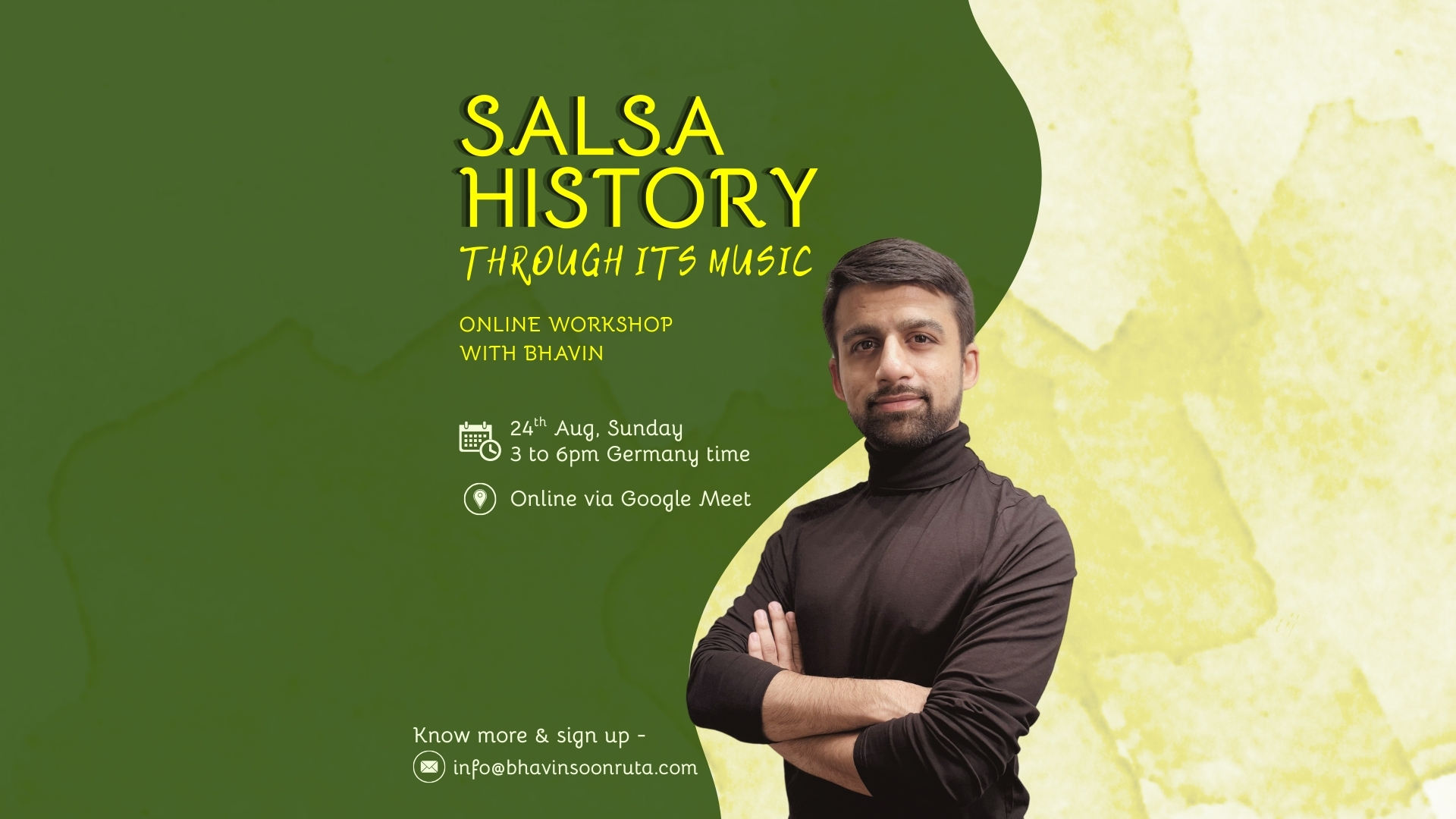 Online Workshop - Salsa History through its Music with Bhavin