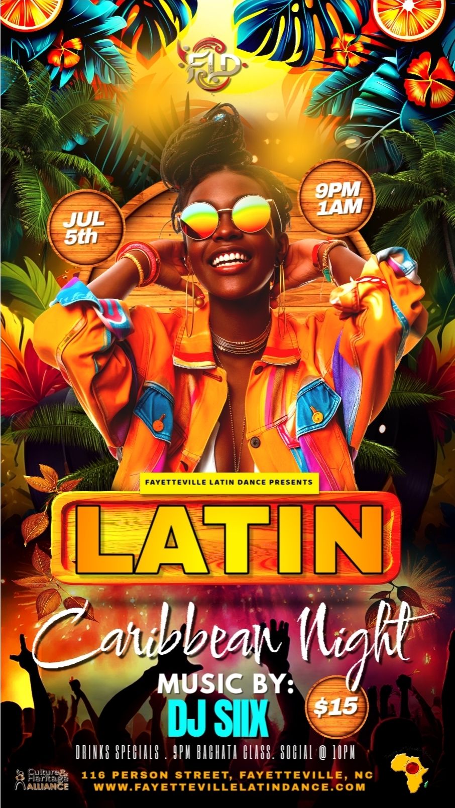 FLD Latin Night Social: Caribbean Edition