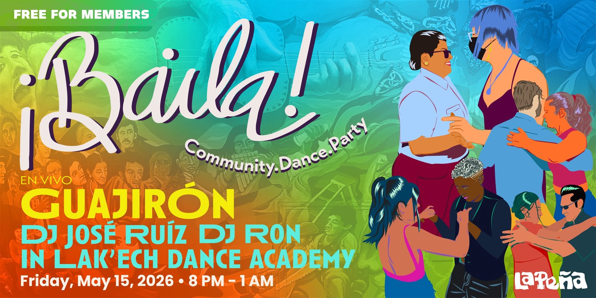 ¡BAILA! Community. Dance. Party - Live Salsa ft. Guajirón