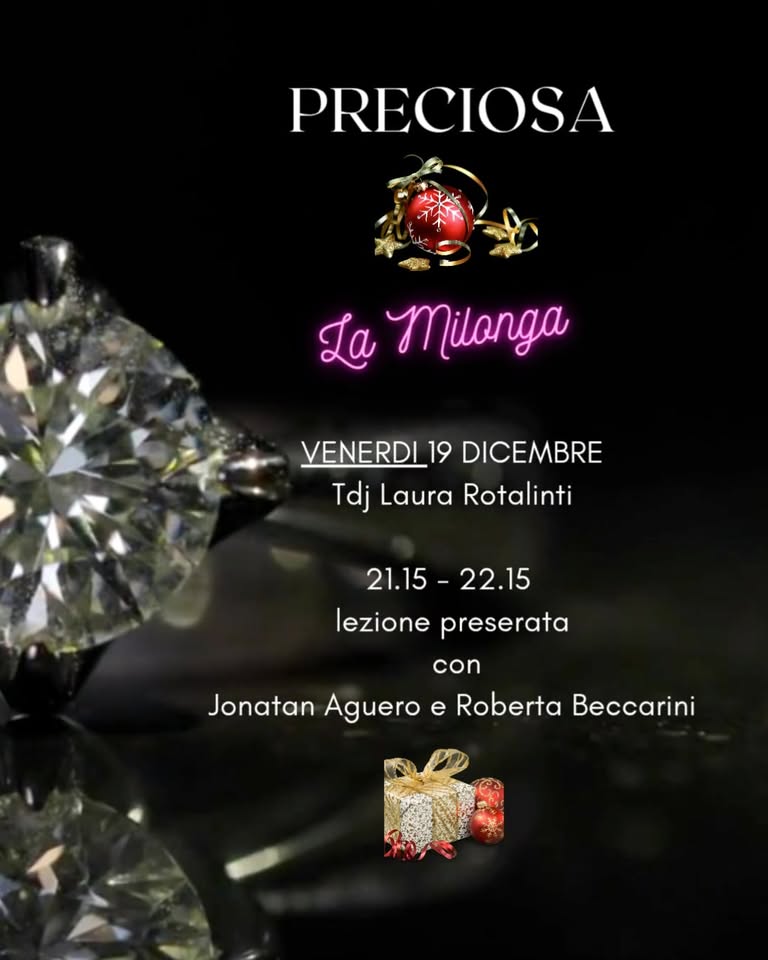 PRECIOSA LA milonga