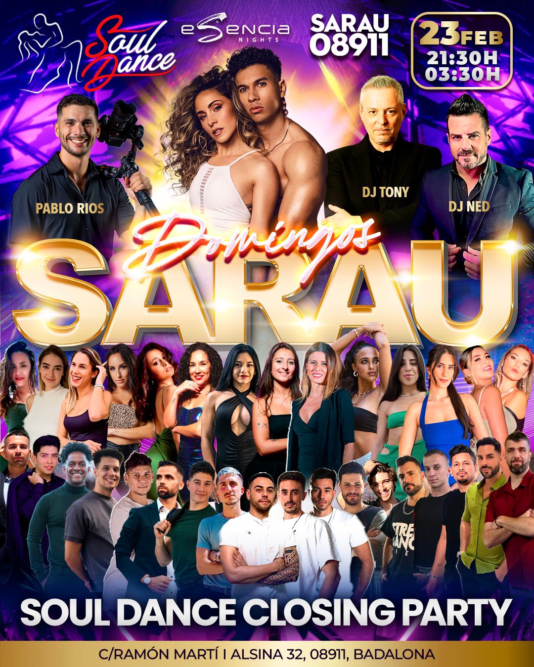 TARDEO + SOCIAL - BACHATA y SALSA - SARAU BY ESENCIA NIGHTS