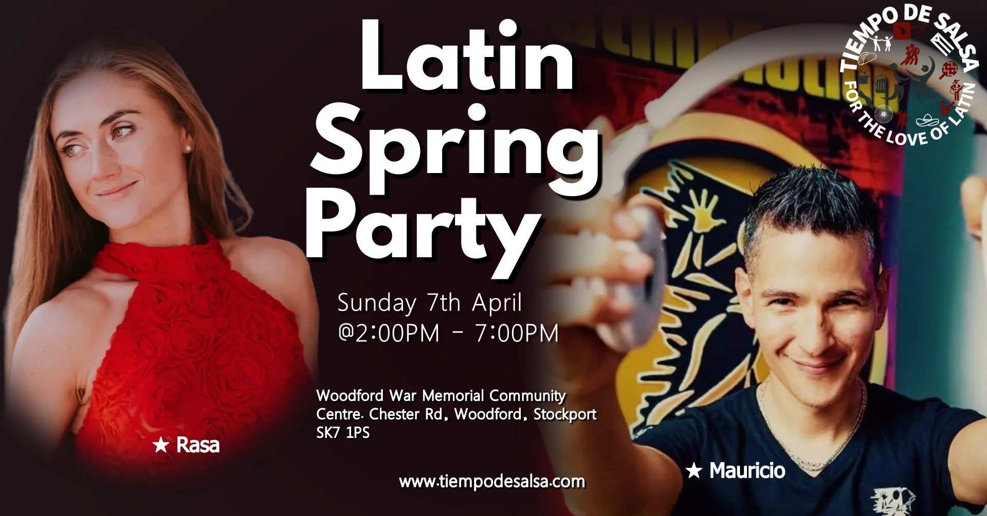 ★ Latin Spring Party ★ with Mauricio Reyes and Rasa
