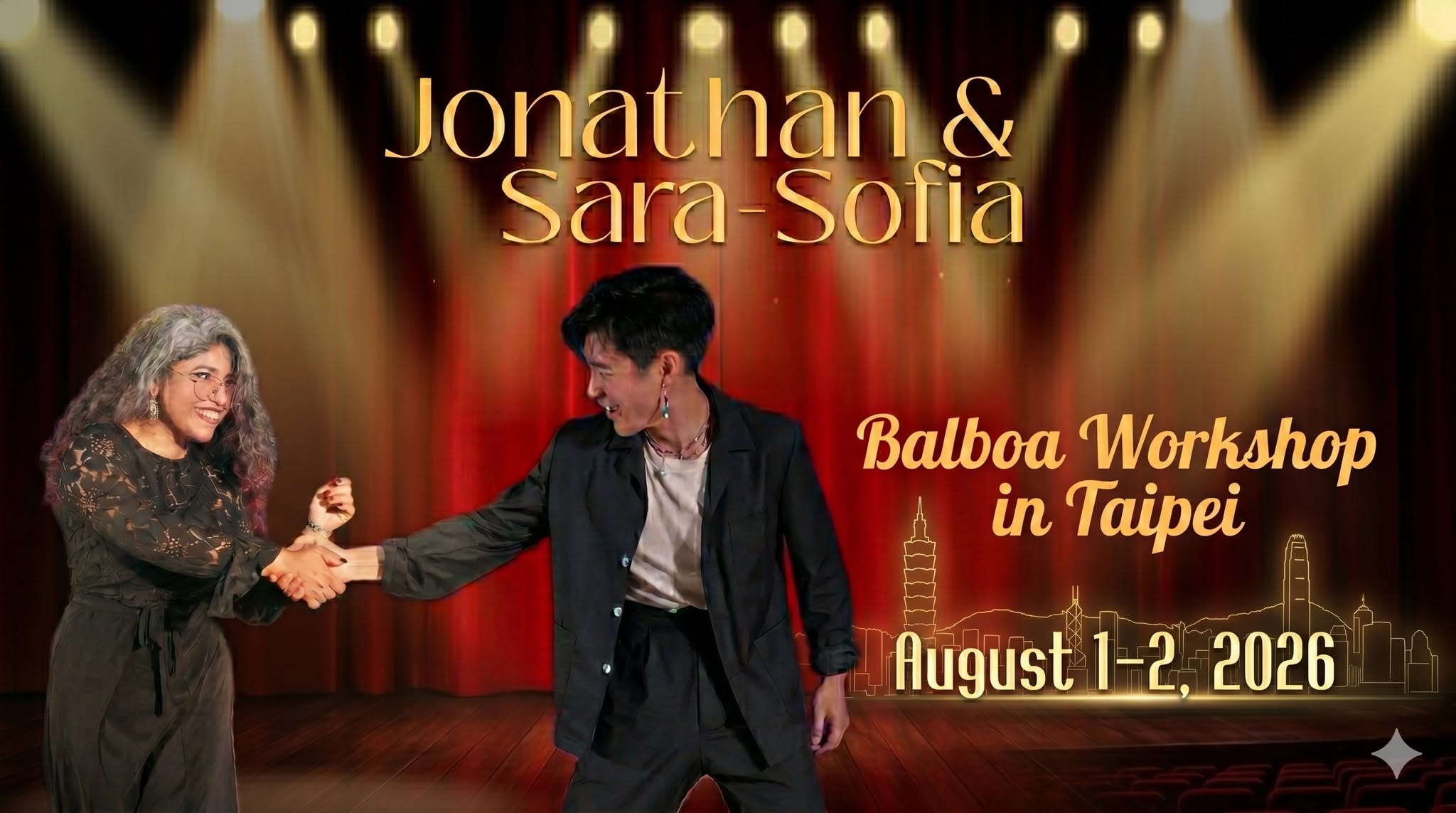 Jonathan X Sara-Sofia Balboa Workshop in Taipei
