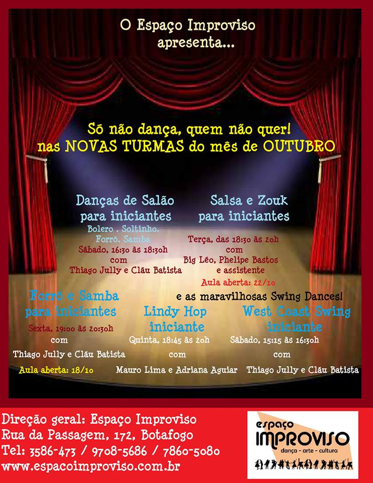 NOVA TURMA DE SALSA E ZOUK!!!