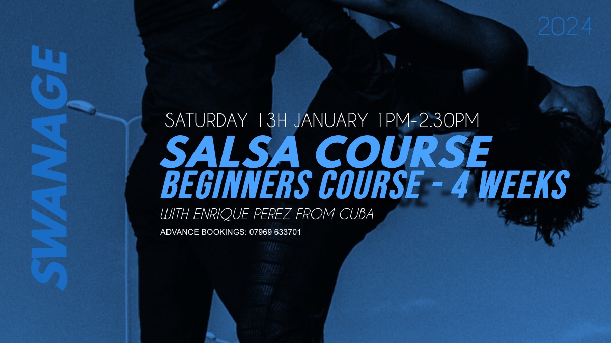 Salsa Course Absolute Beginners in Swanage with Enrique from Cuba