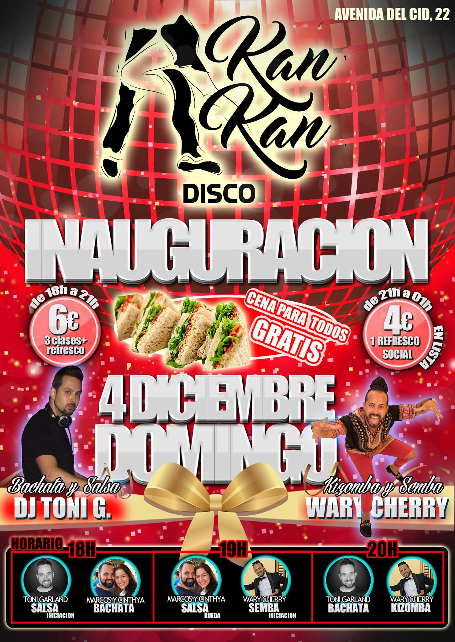 Inauguracion Domingos Bailongos "Kan Kan" 4 Diciembre