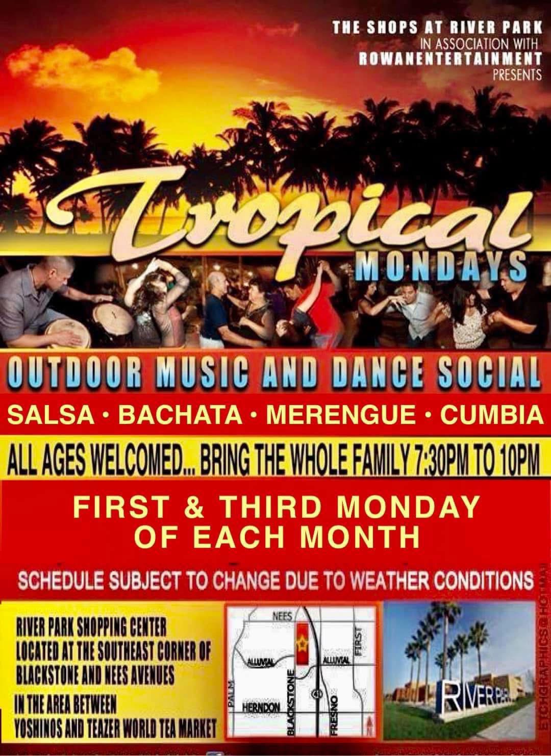 Tropical Monday Outdoor dancing at Riverpark - NOV 3rd