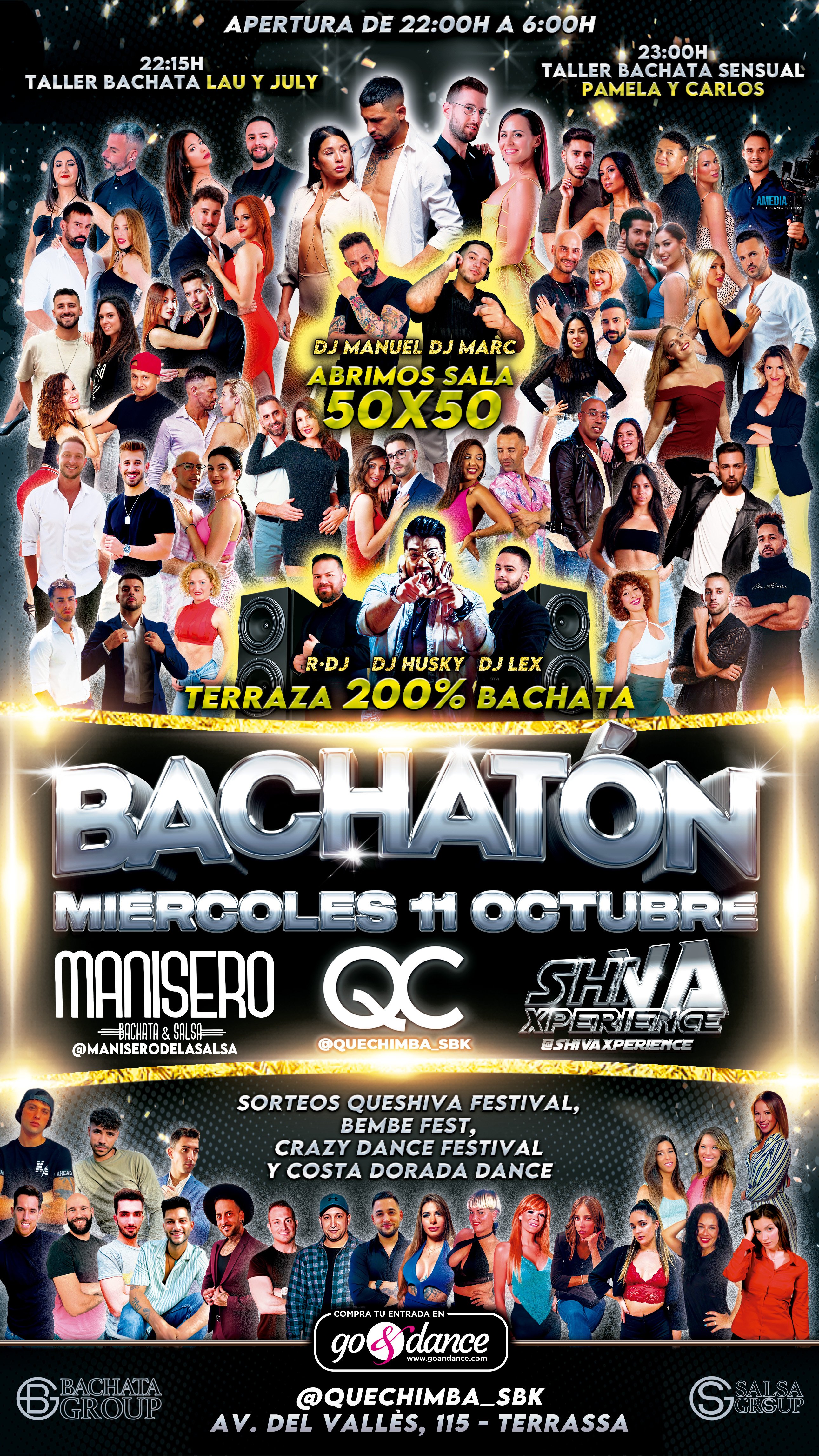 ?? BACHATÓN MIÉRCOLES 11 DE OCTUBRE ?? BY MANISERO, QUECHIMBA & SHIVA XPERIENCE ??