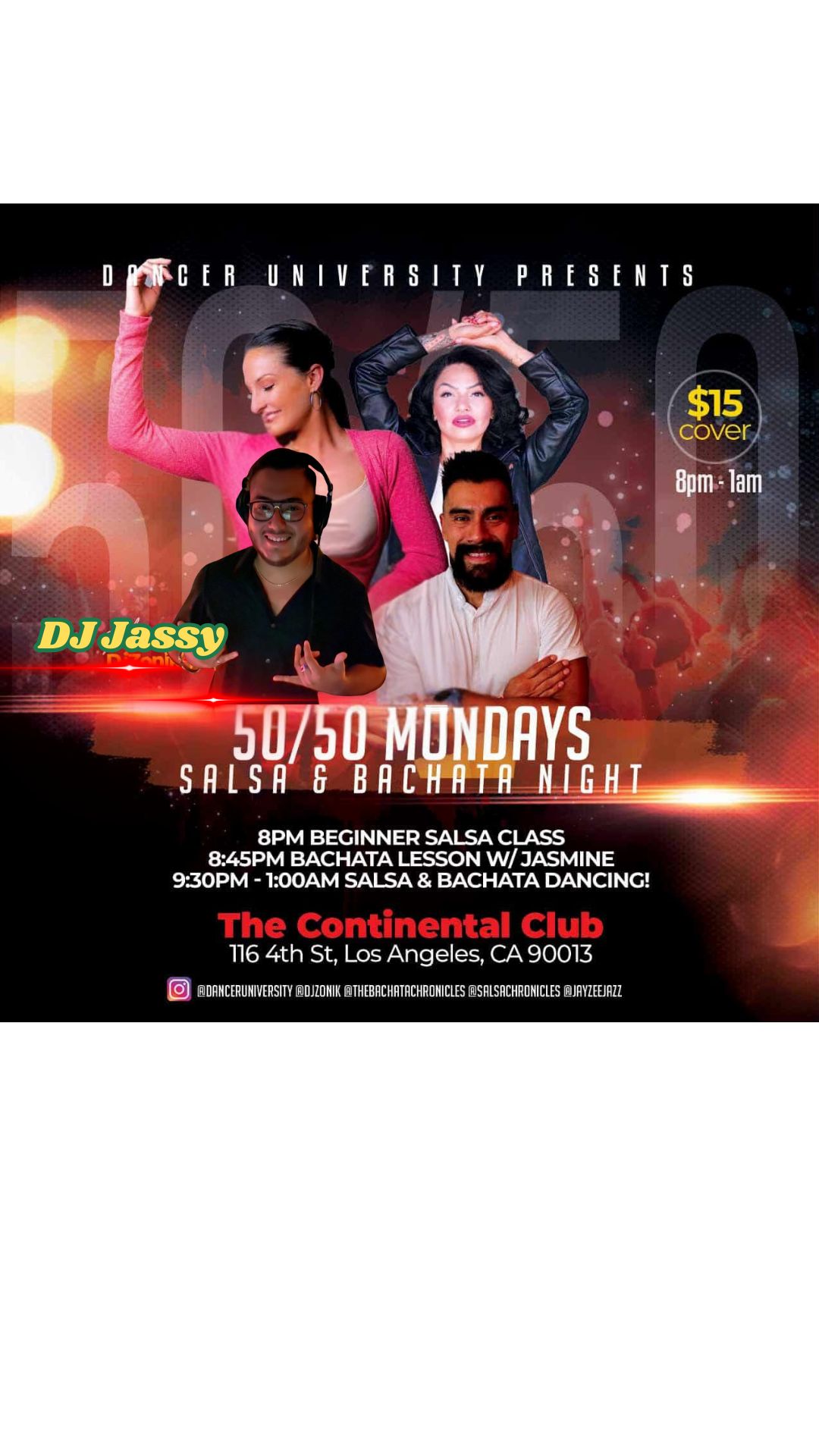 Salsa and Bachata Mondays!