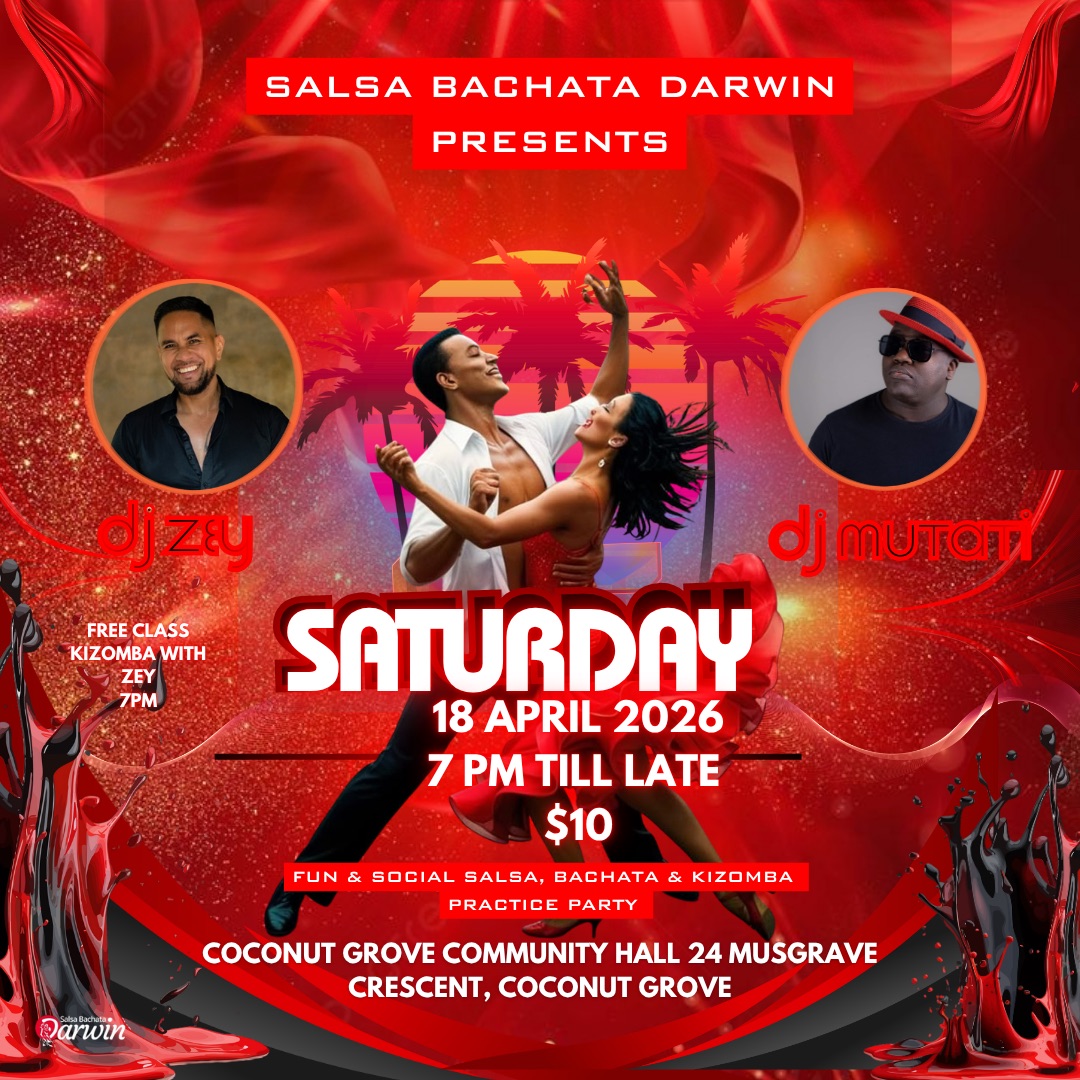 FUN & SOCIAL SALSA, BACHATA & KIZOMBA PRACTICE PARTY