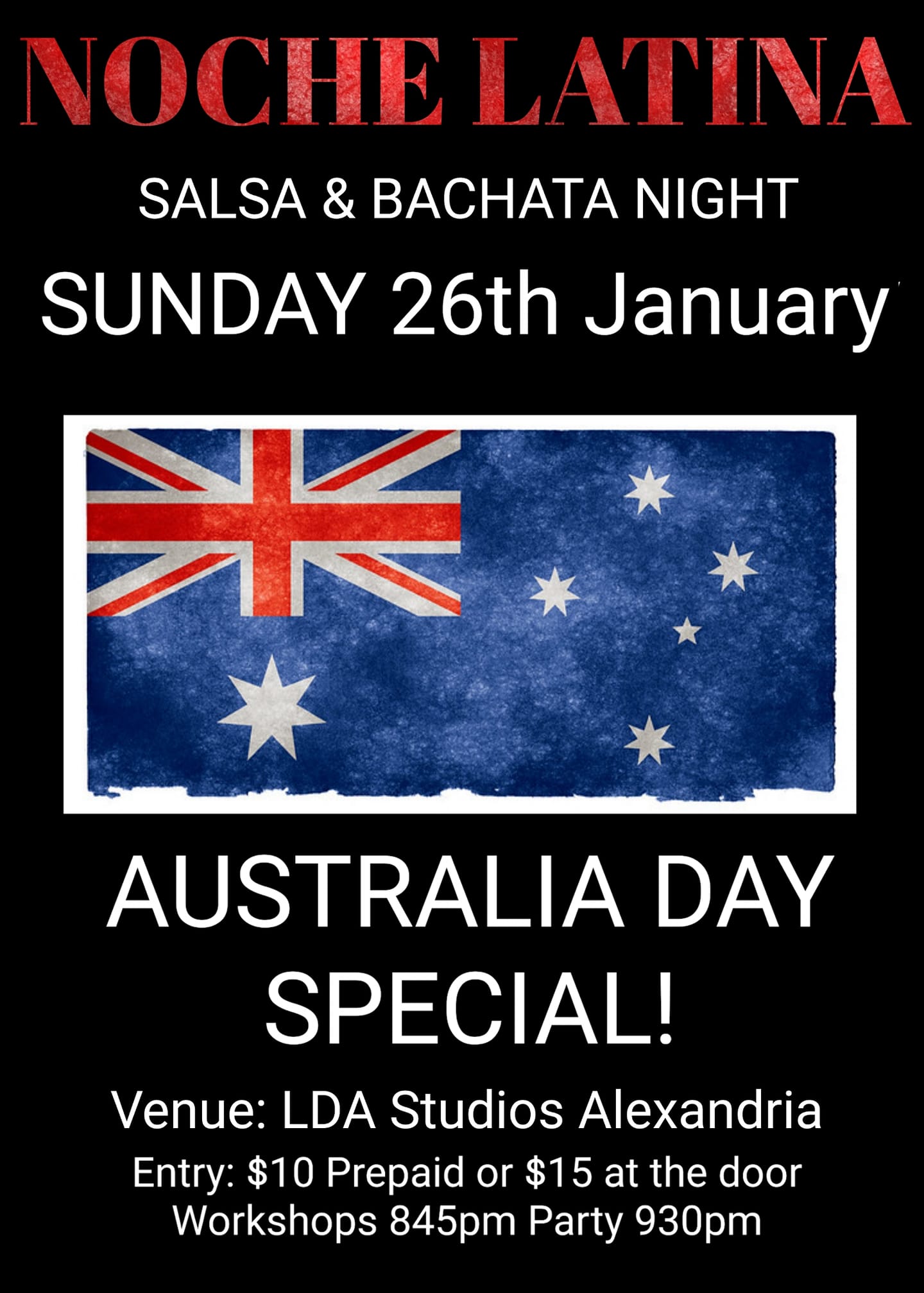Noche Latina - Australia Day Special