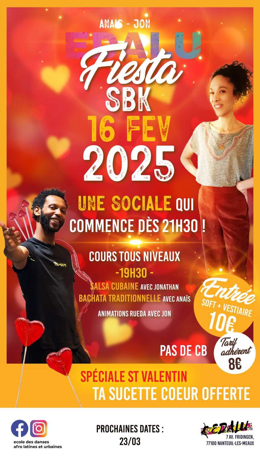 💕Fiesta SBK Spéciale ST VALENTIN 💕