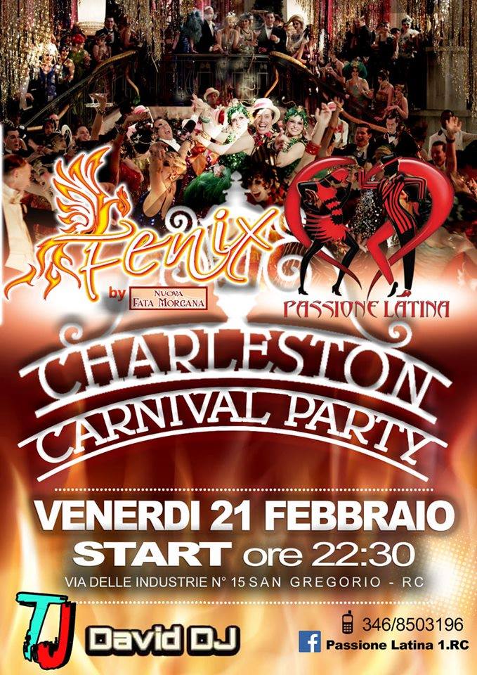FENIX Special Charleston Carnival Party by Passione Latina