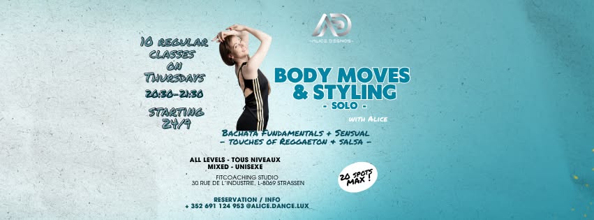 Bachata Solo Body Moves & Styling - new class in Luxembourg!
