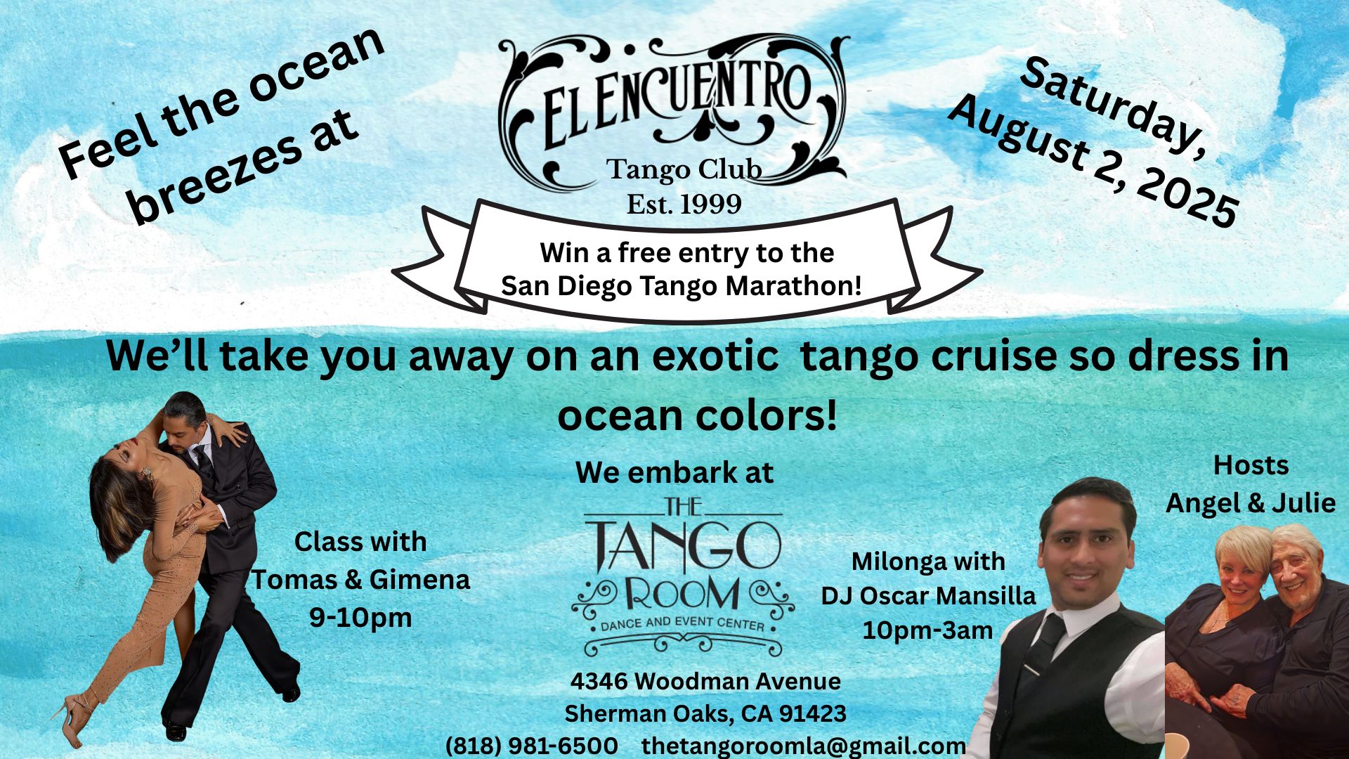 OCEAN BREEZES at EL ENCUENTRO + A CHANCE TO WIN!