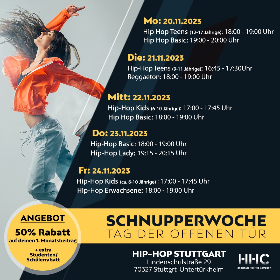 Hip-Hop Schnupperwoche