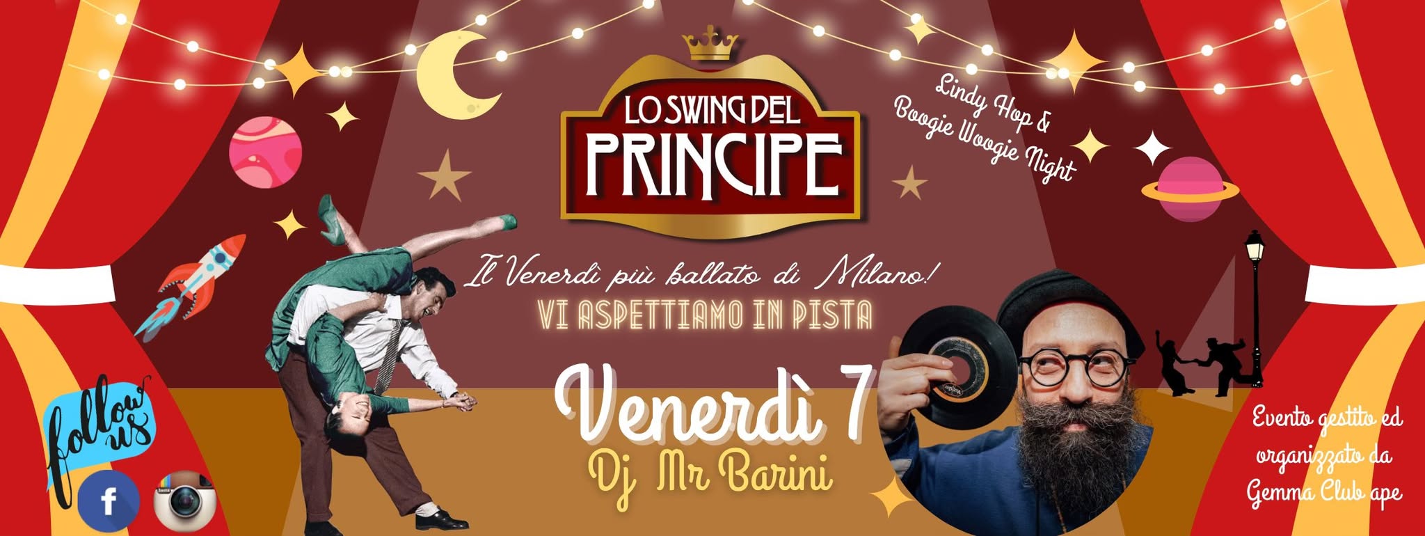 ☆ Lo Swing del Principe ☆ Lindy Hop & Boogie Woogie Night ☆ Dj Mr Barini ☆