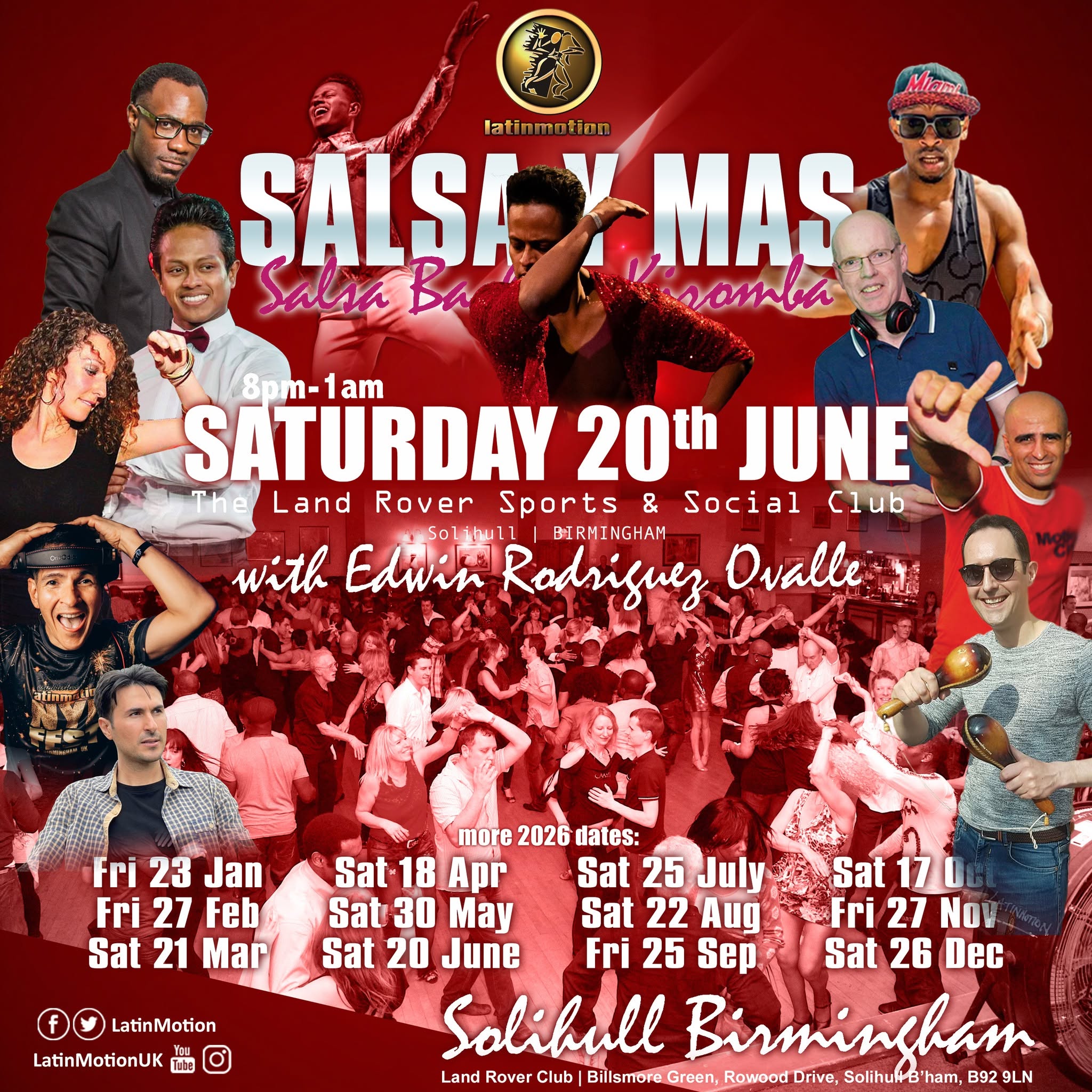 LatinMotion ❤️‍🔥 SALSA Y MAS 💃🏻 Land Rover Club 📍 Solihull, Birmingham