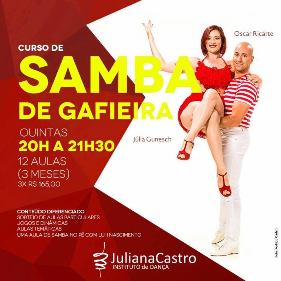 Curso de Samba de Gafieira iniciante