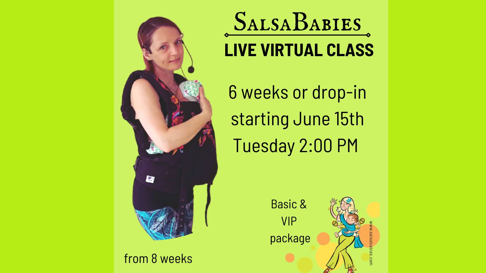 Salsa Babies Drop-In Classes - Virtual