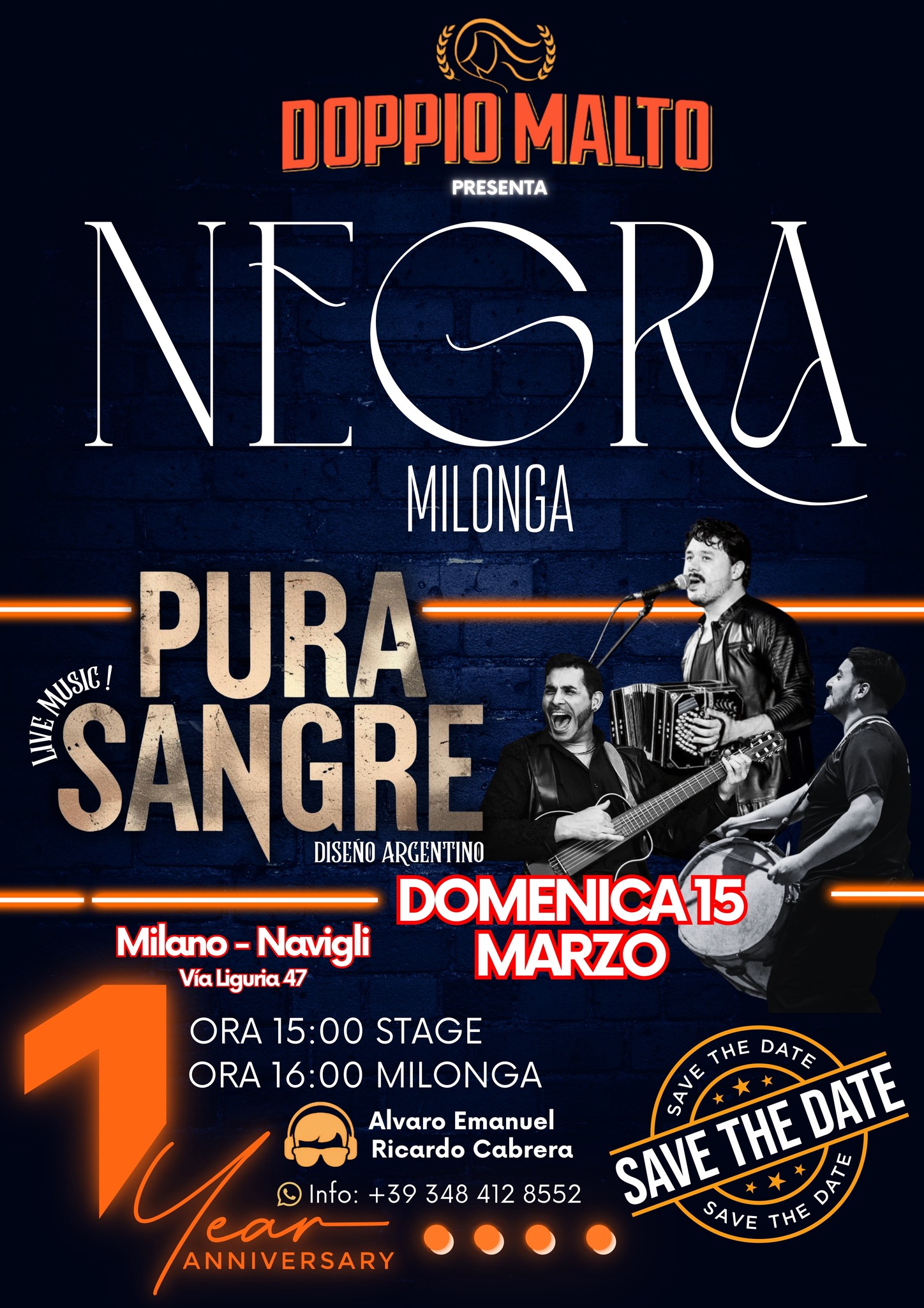 NEGRA MILONGA Special Night Anniversario!