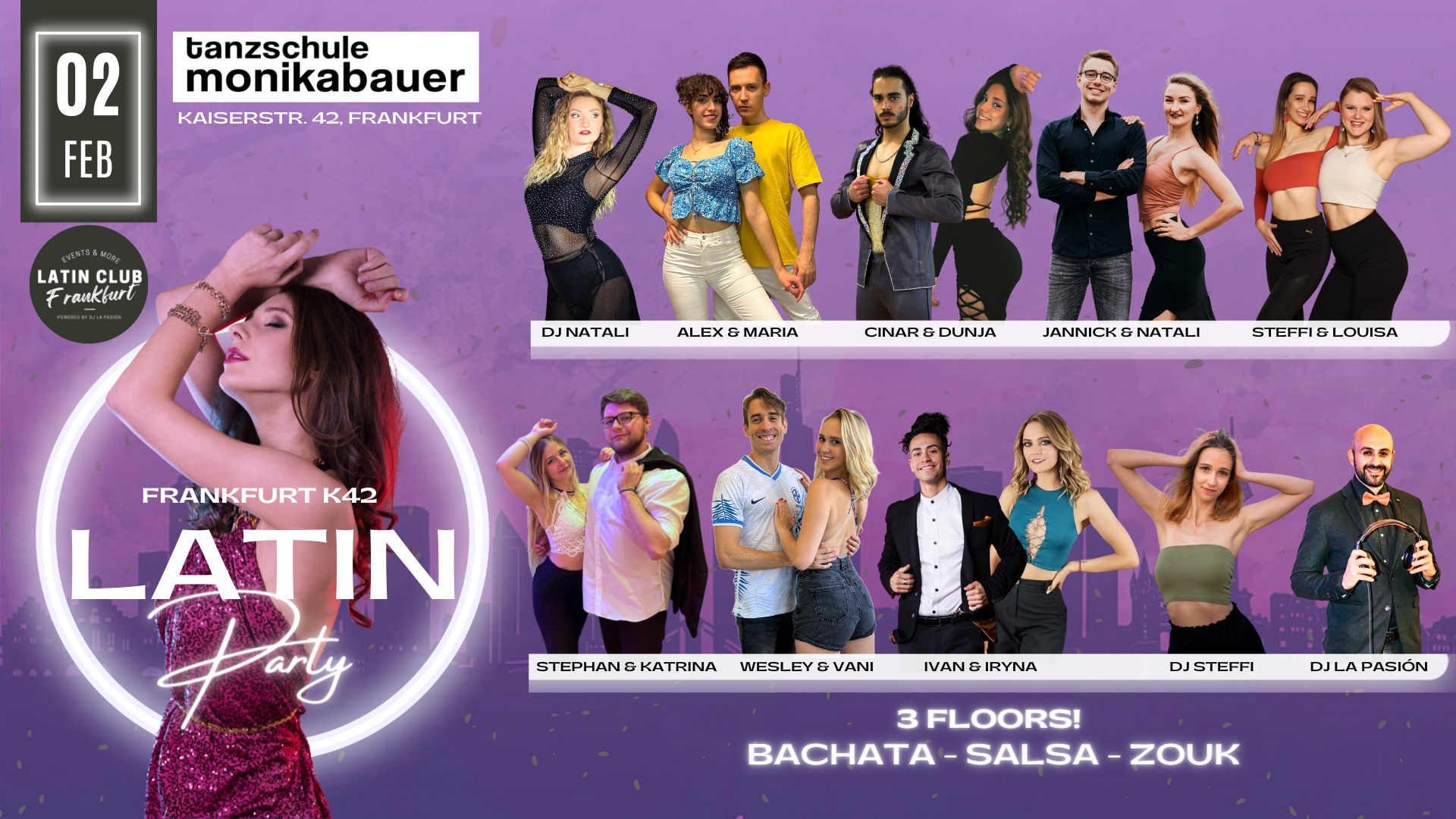 ★ Latin Party K42 ★ Frankfurt - 3 Floors!