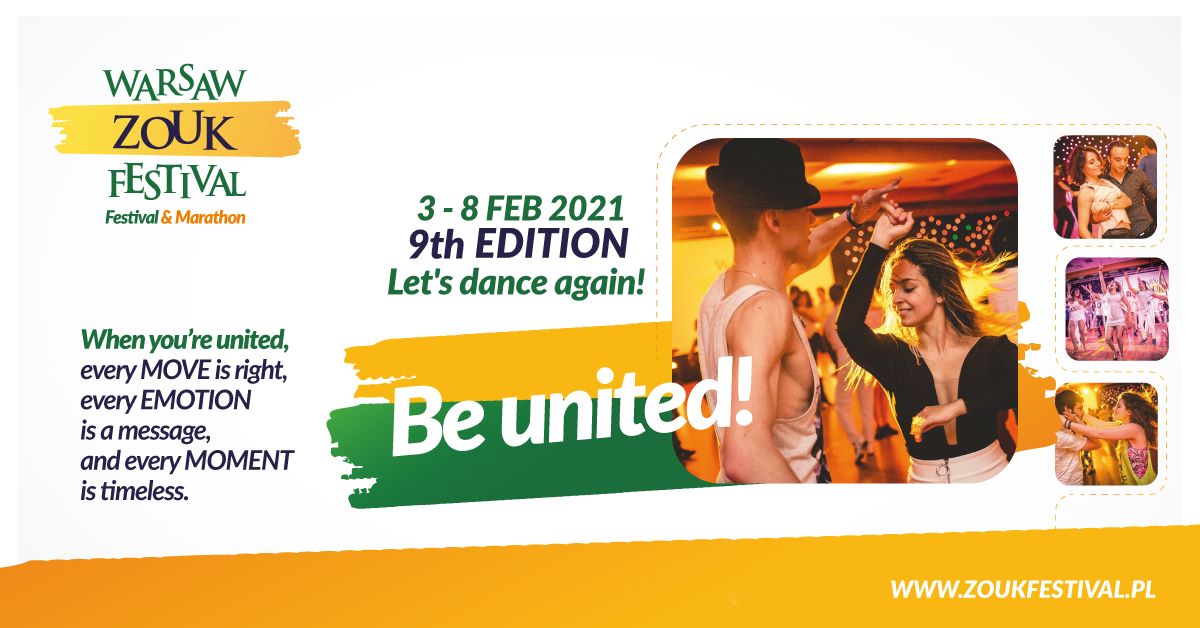 Warsaw Zouk Reunion & Marathon with William & Irene 8 - 12 Jul 2021 :)