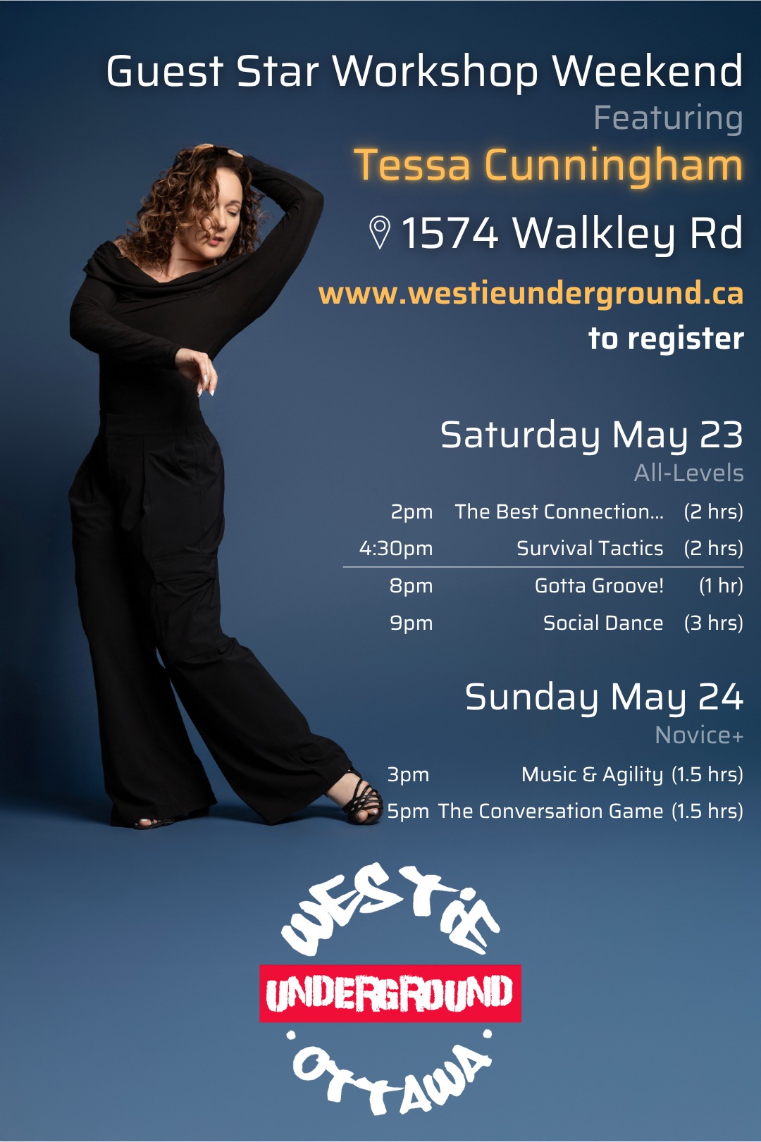 Guest Star WCS Workshop Weekend Featuring Tessa Cunningham