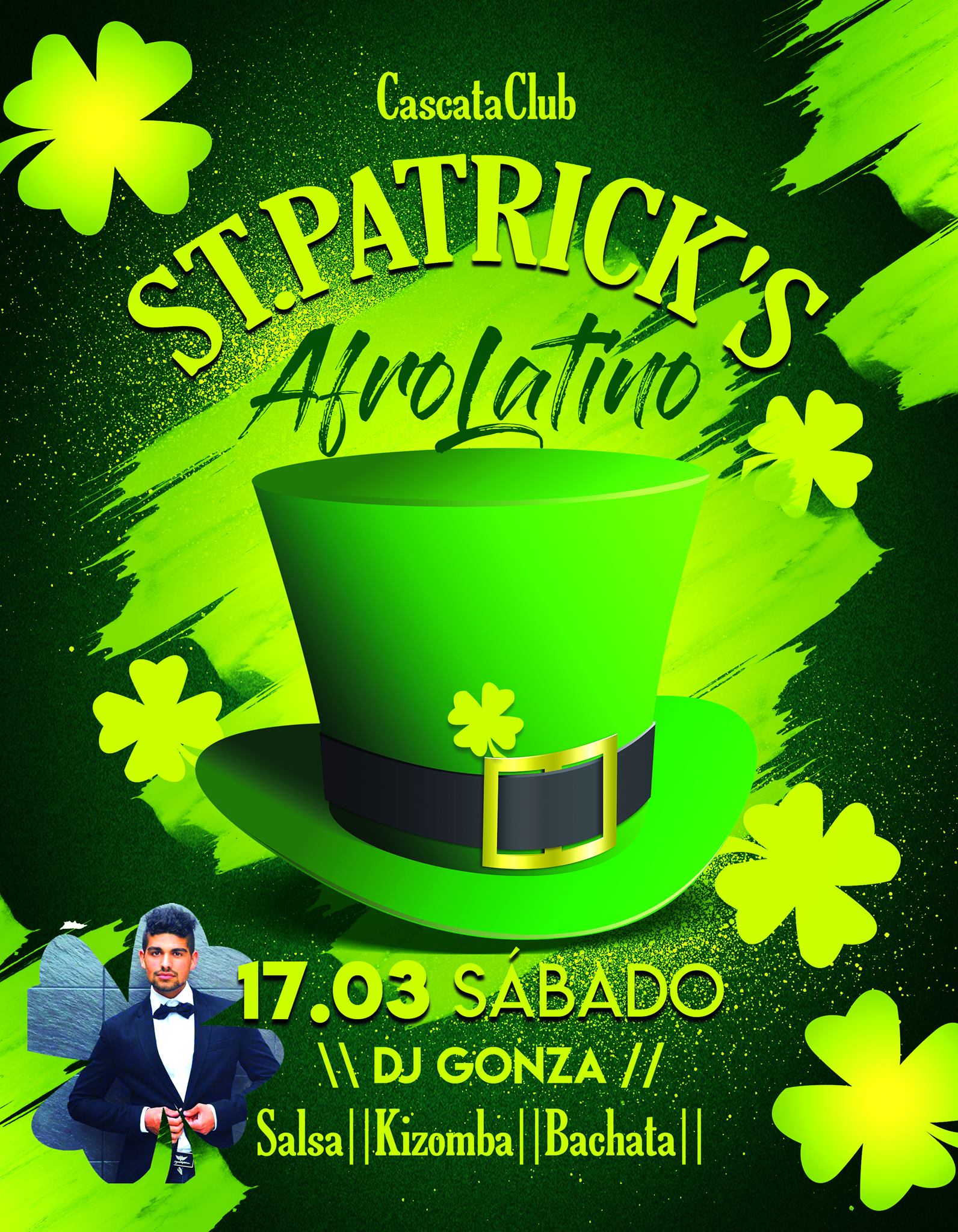 ST.Patrick's AfroLatino - Dj Gonza - Cascata Club